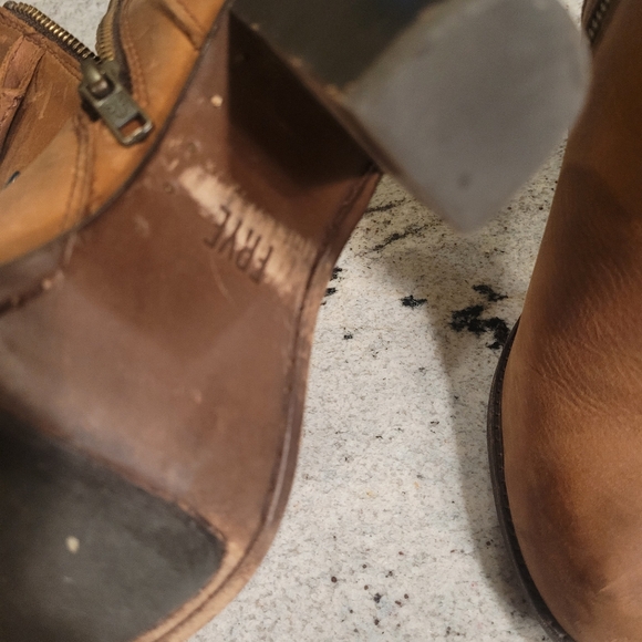 Frye Jenny Ankle Boots Brown Womens 8 - Picture 8 of 16